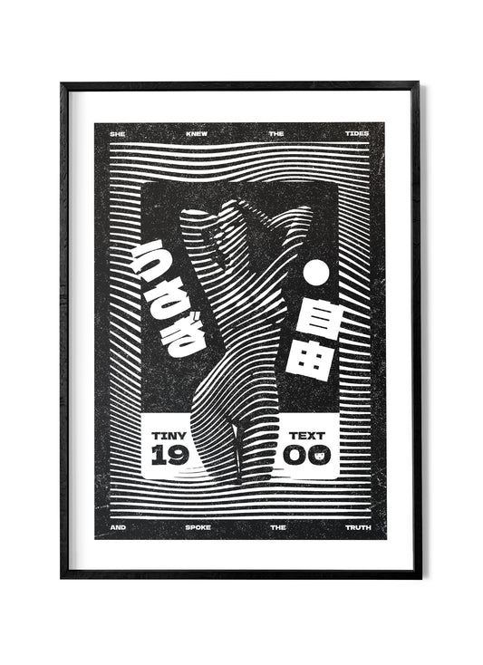 She Knew the Tides - Art Print