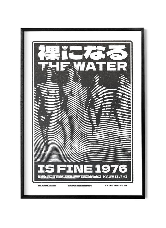 The Water is Fine 1976 - Art Print